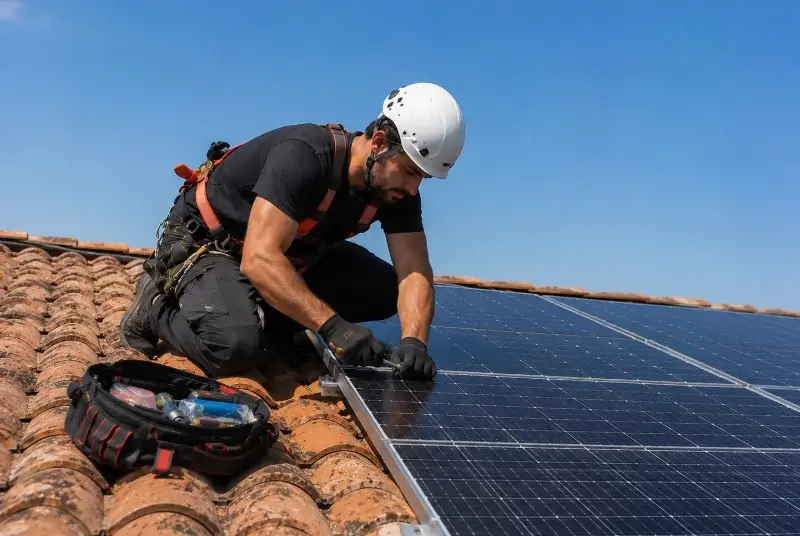 Maintenance et monitoring de panneaux solaires à la Roche-Blanche